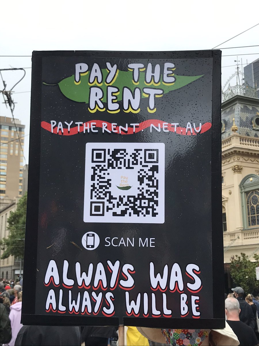 Always was, always will be Aboriginal land #paytherent paytherent.net.au