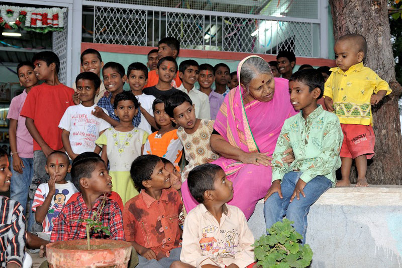 After this, she decided to take the project of helping the orphans. She has devoted her entire life for orphans. As a result she is fondly called 'Mai' (mother). She has nurtured over 1050 orphaned children.