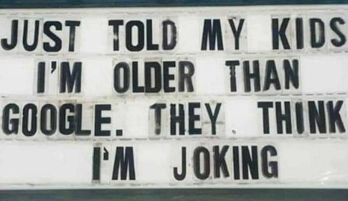teachergoals's tweet photo. If you were born before September 4th, 1998, you are older than Google! 😮 https://t.co/pCMEkAaHe0