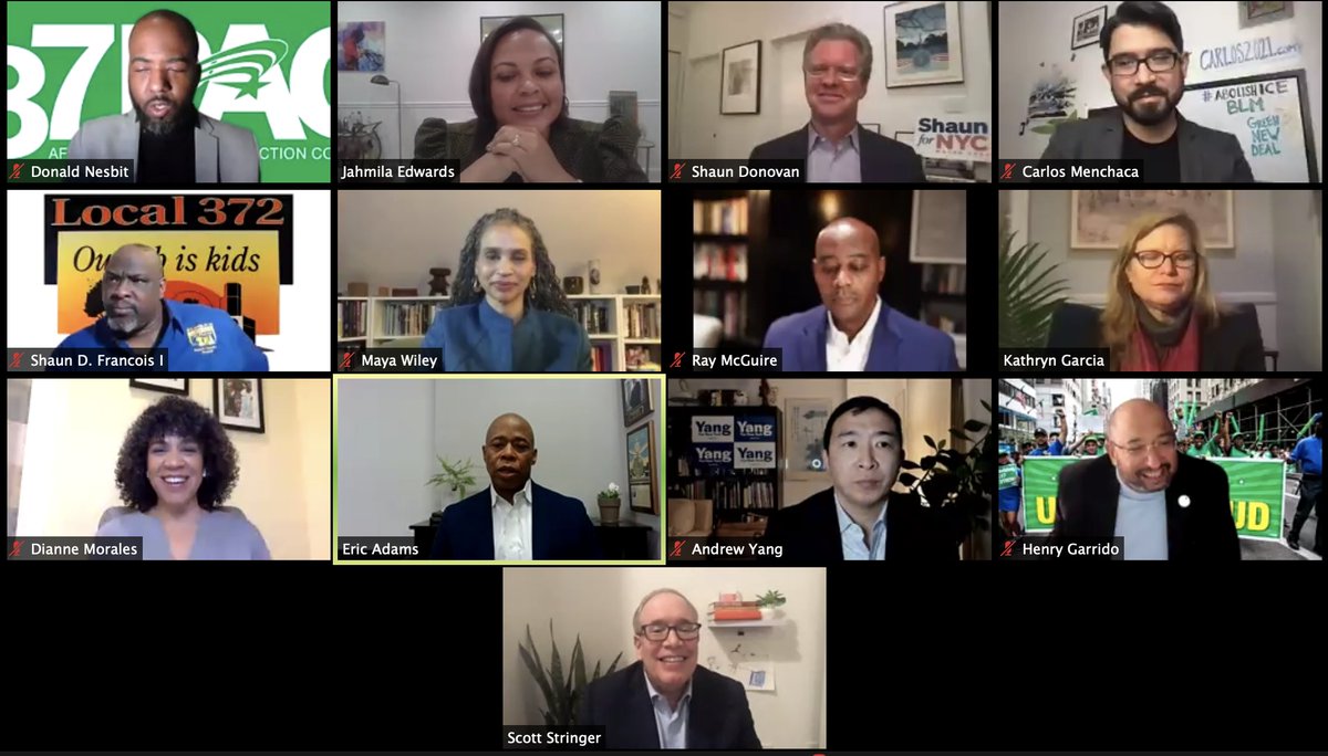 Bit of a disagreement at this NYC mayoral forum on speaking order, with Scott Stringer trying to get another turn before other candidates got to talk.