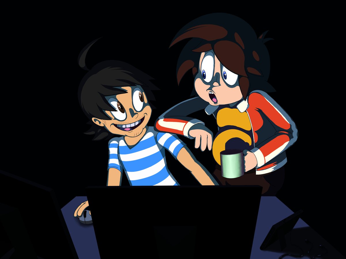 But, money aside, what's more important is that it's kept me and Luis as working partners, same as we had been back when we both worked together to create Garrymon back in 2009.Left: Us working on Garrymon c. 2011Right: Us working on Death Battle c. 2018(Bakuman reference)