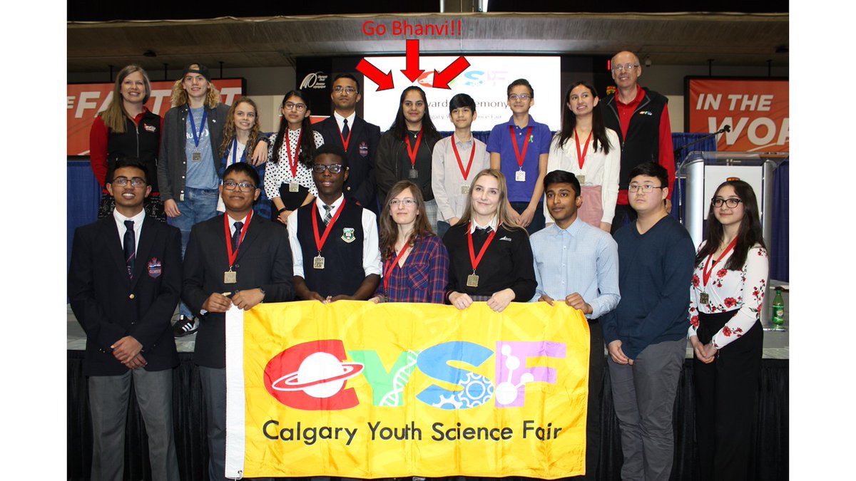 ScienceFairCYSF's tweet photo. On this day in 1627,  Robert Boyle,  who wrote "Boyle's Law of Ideal Gases" was born. He influenced the way we understand chemistry today. To celebrate him, we are highlighting Bhanvi Sachdeva a recipient of the Association of the Chemical Profession of Alberta Award in 2019. https://t.co/leYtrbbaDG