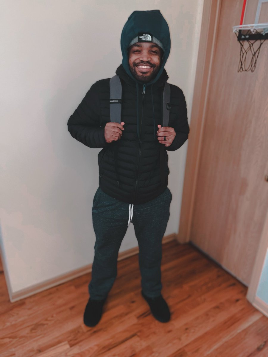 Today felt like the FIRST DAY OF SCHOOL! Since I haven’t driven to work in almost a year, I got the first-day butterflies & jitters, had a sack lunch prepared for me (thanks,  @MonieFreshh), and I even took “first day of school” photos. 