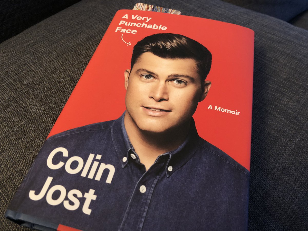 mikebatie's tweet photo. “Keep writing new stuff. Don’t worry about what gets accepted or rejected. Just keep moving forward and keep improving.” 
—@ColinJost 
#WritingCommunity #ColinJost #AVeryPunchableFace #Writing https://t.co/FzBXrX4IT0