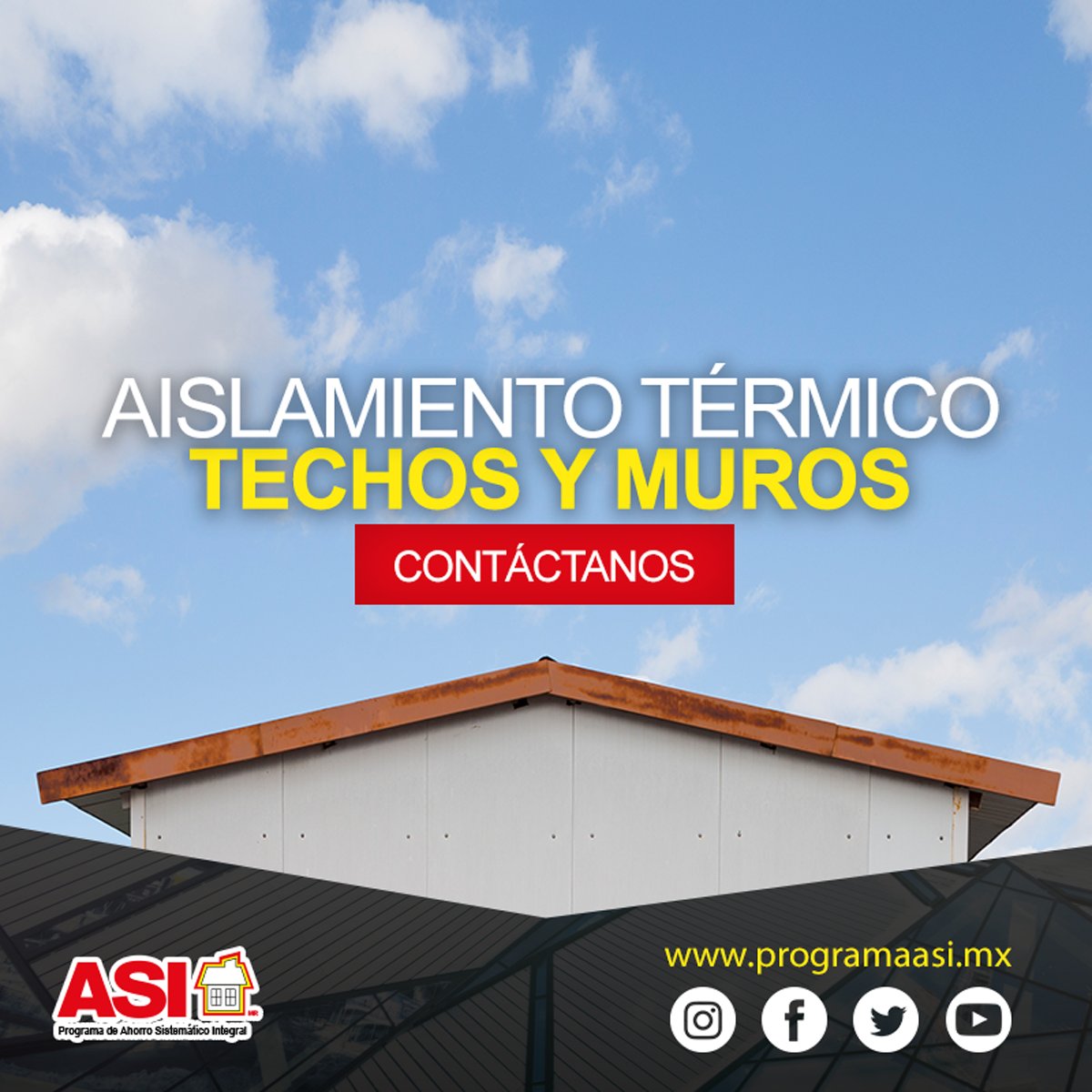 Programa_ASI's tweet photo. Que los cambios de clima no te tomen por sorpresa.😱 🥶🥵
Protege a tu familia y ahorra energía con el Programa ASI. 😃🏠
……..
Envíanos mensaje para más información
#ProgramaASI #Ahorro #Luz #ahorrodeenergia #aireacondicionado #FIPATERM #CREDITO #aislantetermico https://t.co/AkaRs9vyyi