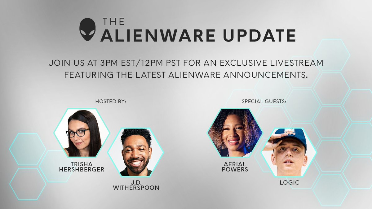 isacondo's tweet photo. Today at 2 pm CT, tune in to watch Logic stream and hear the latest @Alienware  updates! 
https://t.co/DjUBdSEQjq https://t.co/THOTH5z8Ec