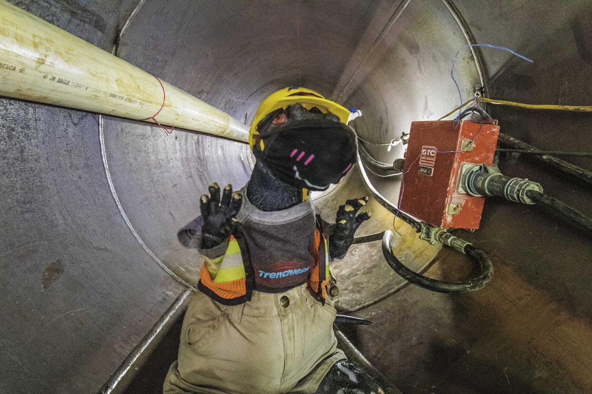 btrenchlessco's tweet photo. @TrenchlessMorty says, "Let’s do some tunneling!" 🐀
#MortyMondays #MortyTheTunnelRat #MortyAtWork #GoMortyGo #Microtunnel #MTBM #AkkMTBM #Akkerman #BoringMachine #TrenchlessTechnology #NASTTAnnualEducationFund #BTrenchless #BuildingInfrastructureForABetterLife https://t.co/kIksZsmJ7c