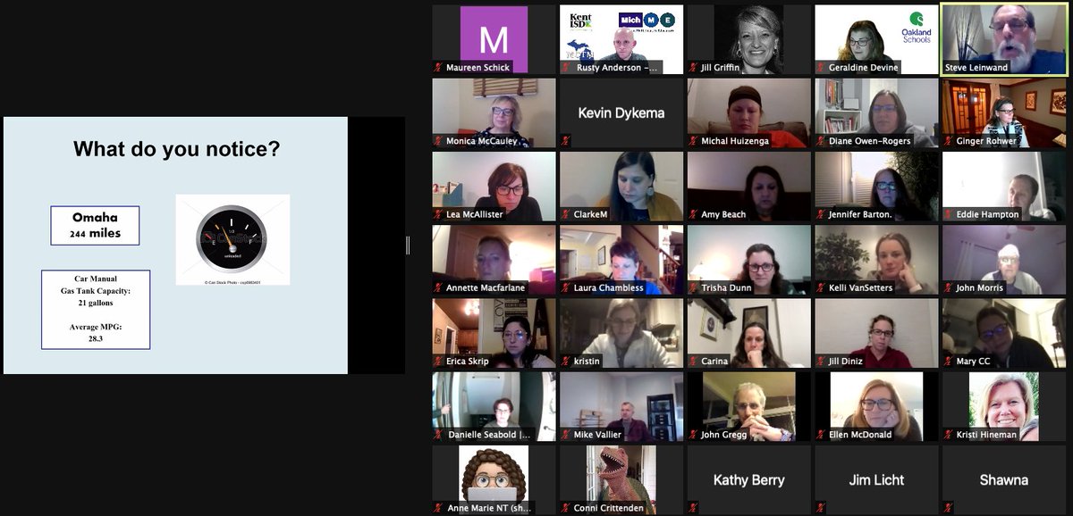 michiganmath's tweet photo. #EmpowerMathEd is rocking tonight with @steve_leinwand! This community of people are doing the right work in putting productive mathematics in front of our learners in MI. https://t.co/b7oB3HZrtW