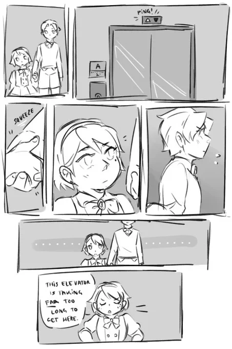 racing the elevator (1/2) #AceAttorney 