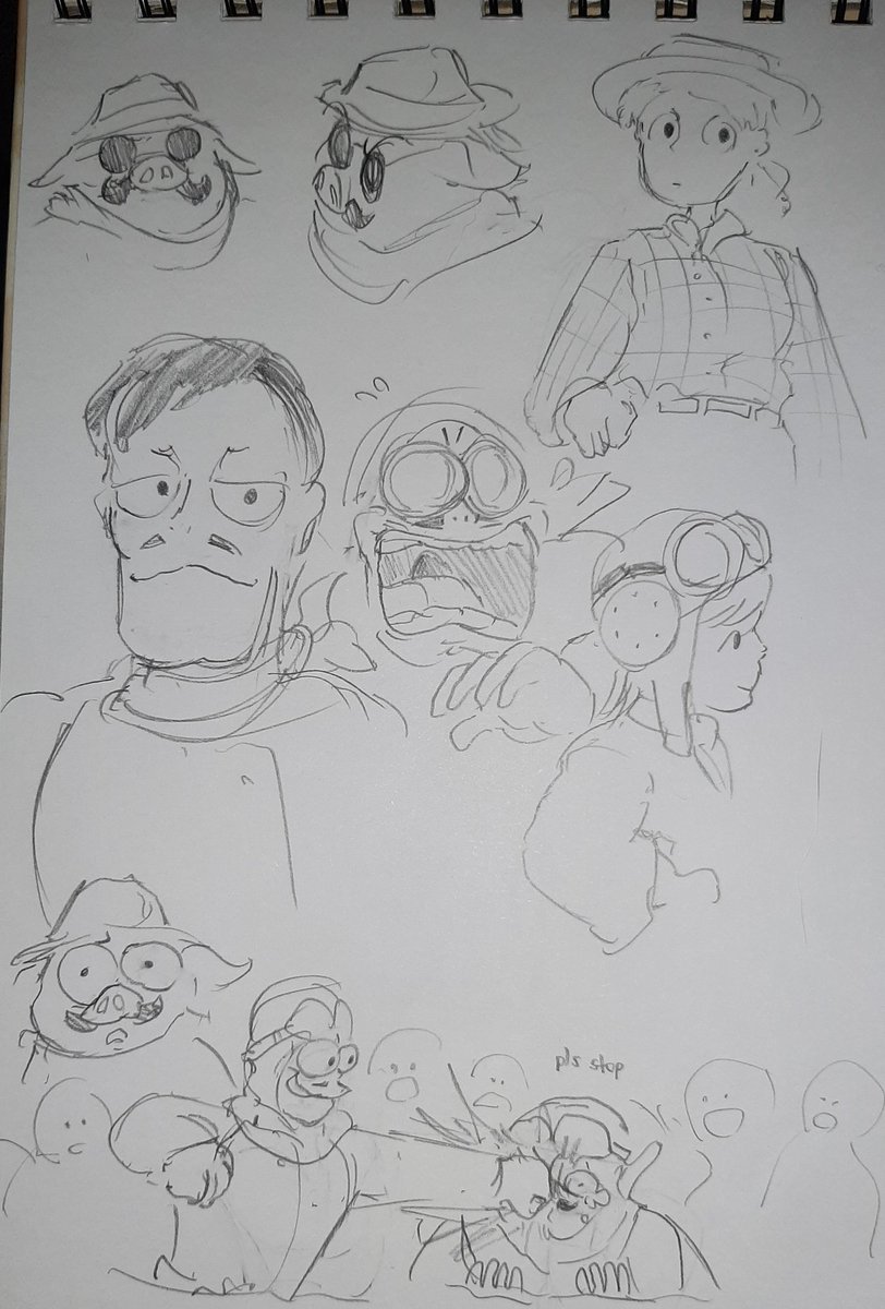 Acornwellian's tweet photo. eyyyy put up ur dukes and fight me like a man wise guy!!!
#Ghibli #PorcoRosso #sketchbook https://t.co/02TPqLLgRT