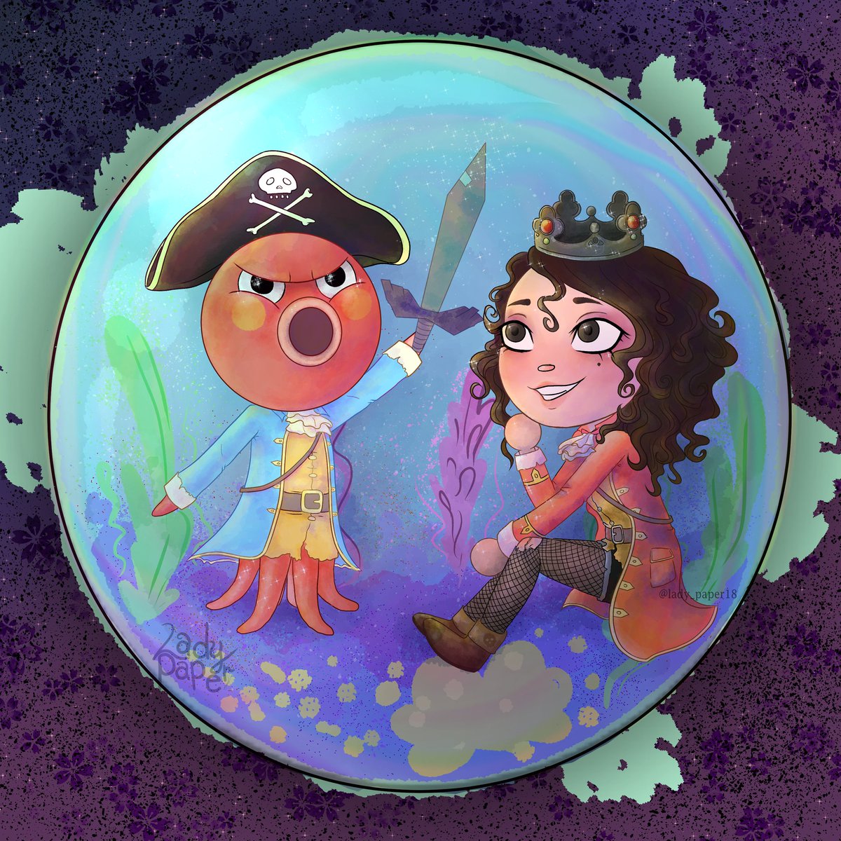 LadyPaper2's tweet image. Octavio UwU

#AnimalCrossingNewHorizons #animalcrossing #fanart