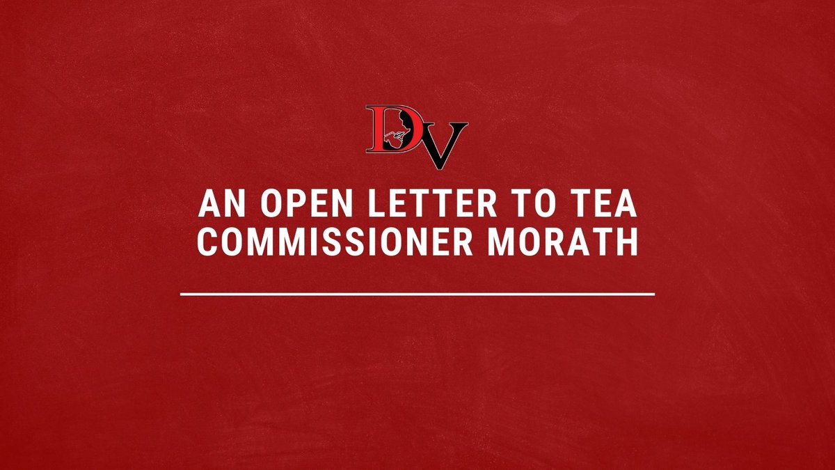 DVISD leaders Superintendent Dr. Tielle, Board President Rebecca Birch, <a href="/DVEA_TSTA/">DVEA TSTA/NEA</a> President Katrina Van Houten, and Del Valle <a href="/OfficialATPE/">ATPE</a> President Cristela Rocha share this open letter to TEA Commissioner Morath. Read: bit.ly/dvisdTEA