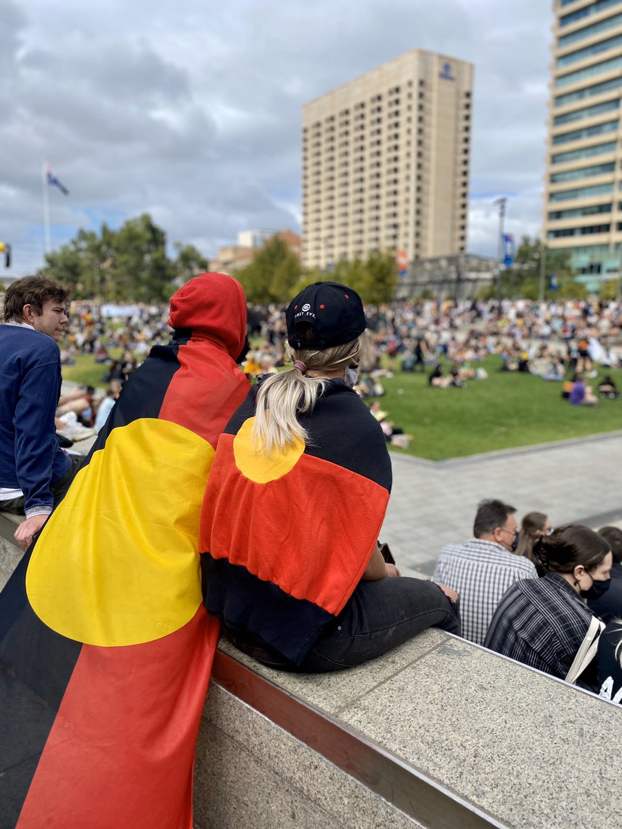 Georgia Westgarth (@g_westgarth) on Twitter photo Huge turn out at Adelaide’s Survival Day rally.
They’re marching for change. “It’s time.” <a href="/9NewsAdel/">9News Adelaide</a> Huge turn out at Adelaide’s Survival Day rally.
They’re marching for change. “It’s time.” <a href="/9NewsAdel/">9News Adelaide</a>