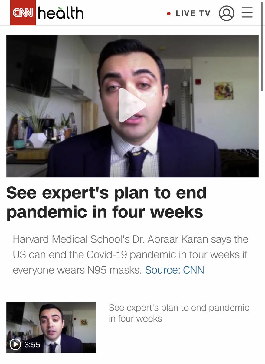 Great article by  @Keri_Enriquez_ covering the key points re  #BetterMasks This is another critical tool in our overall pandemic strategy, most important during indoor crowding where both droplets & aerosols contribute to viral spread.  #covid19  @CNN  https://www.cnn.com/2021/01/22/health/face-mask-n95-coronavirus-transmission/index.html