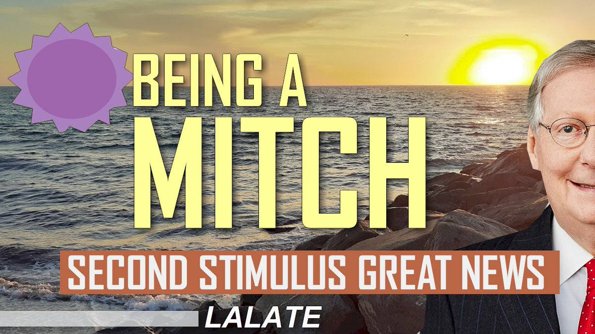 LALATE's tweet photo. where is the bill?
๐ AFTERNOONS LALATE ๐ GREAT NEWS / BREAKING NEWS!
WATCH VIDEO NOW HERE ! โถ๏ธโถ๏ธ https://t.co/cnViMsAPPm
3. #MITCH
๐ฅ #LALATE ๐ #PURPLEPOWER ๐ #SEATS4STIMULUS ๐ณ๏ธ #FPUCRETRO ๐ต #MSC
#stimuluscheck
#stimuluschecks
#SS200 9 https://t.co/0fJYn9Q78h