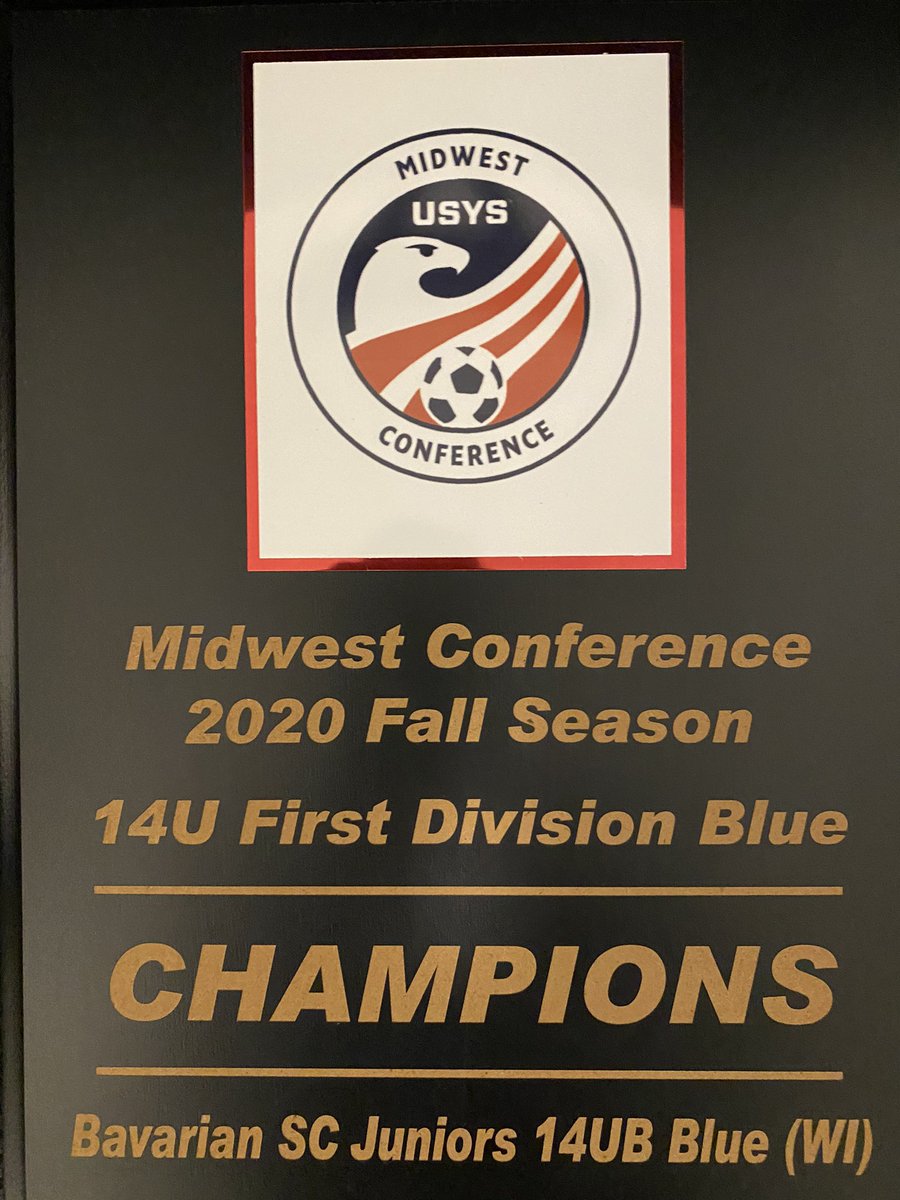 BavarianSoccer's tweet photo. Congratulations to the Bavarian SC 14UB Blue team and Coaching Staff for winning the MWC First Division Championship. They will now be promoted to the MWC 14UB Premier II Division that will be played in spring 2021. 
GO BLUE! @BavarianSoccer https://t.co/pD4DC3Ht8C
