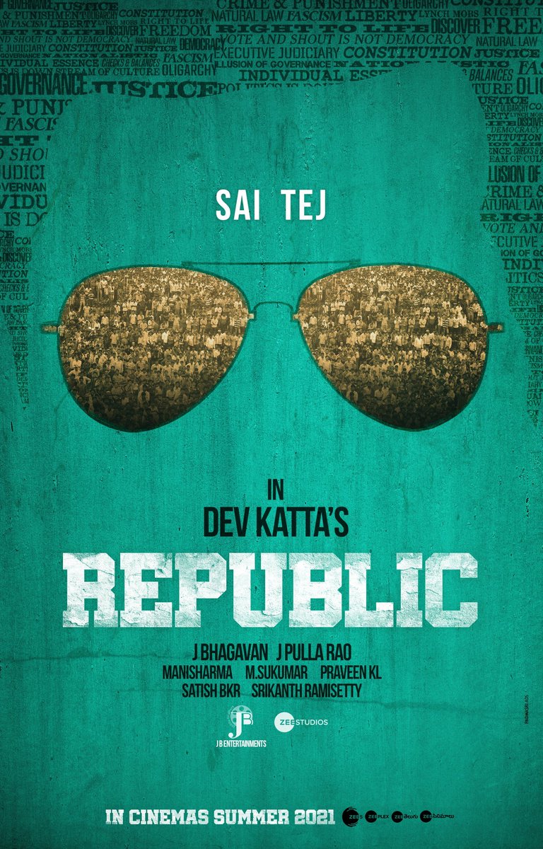 SaiDharamTej_FC's tweet photo. Print media articles about #Republic motion poster.
#RepublicMotionPoster ➡️ https://t.co/SfKQGIKRkr
@IamSaiDharamTej @devakatta @aishu_dil @IamJagguBhai @meramyakrishnan #ManiSharma @bkrsatish @JBEnt_Offl @ZeeStudios_
@vamsikaka
#SDT14 - #Republic. 1/2. https://t.co/caIXi4cjLV