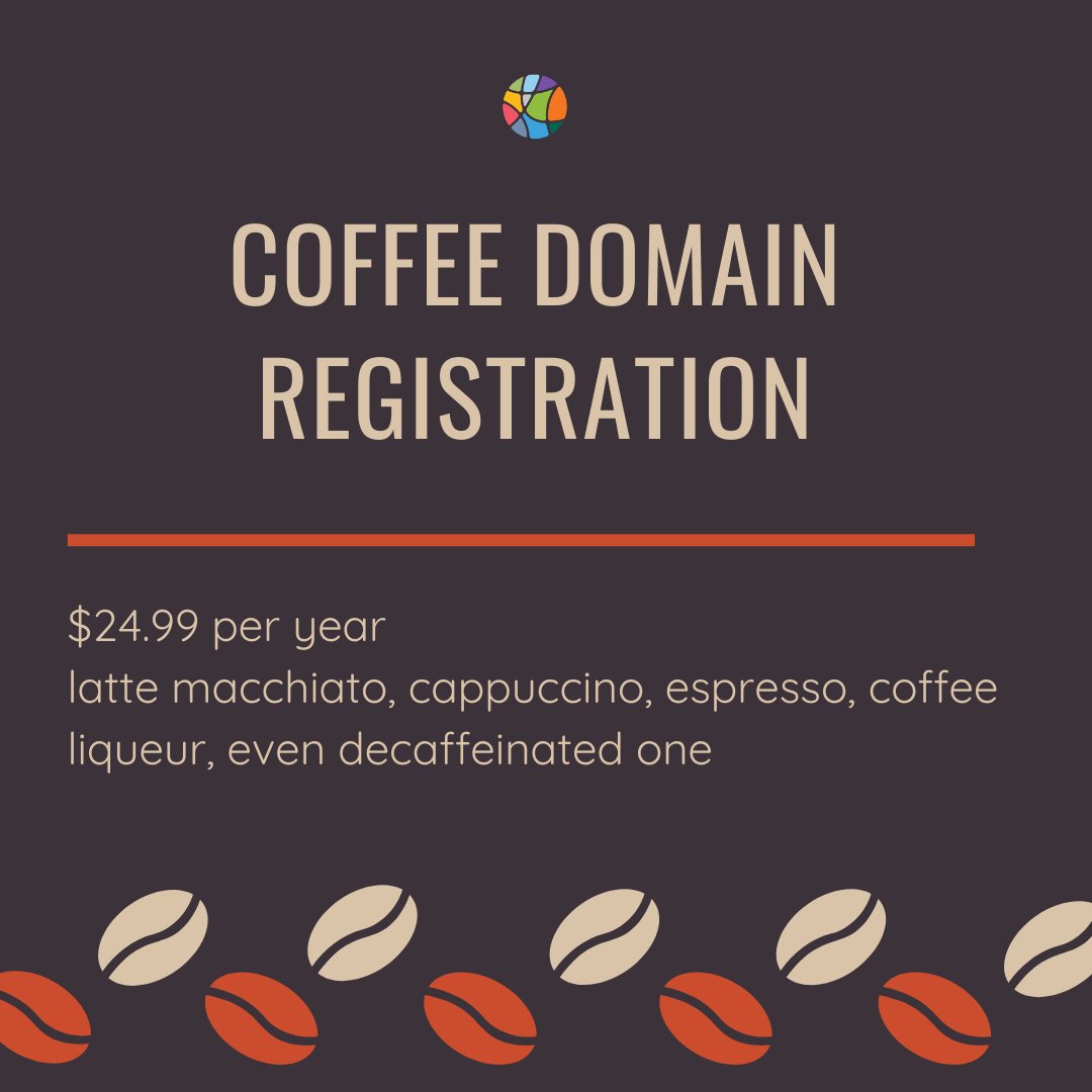 .COFFEE is an Ideal name for individual baristas, small business, coffee shops and brand owners. Get yours for $24.99 businesswebadmin.com/domains/coffee… #coffee #domain #Registration