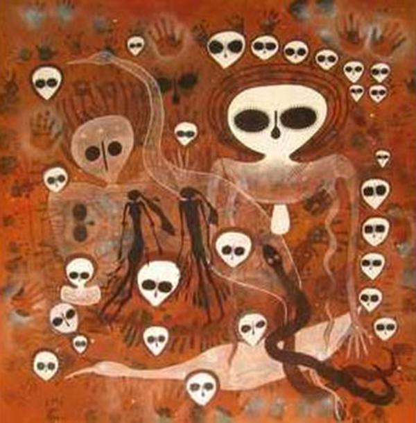 "...what is even more surprising is the oral account of the Wandjinas which has been passed from generation to generation as all of the Aboriginal Dreamtime stories have.The Wandjina were “sky-beings” or “spirits from the clouds” who came down from the Milky Way