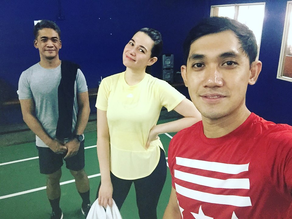 BeaDreamers_'s tweet photo. What a lovely tuesday ❤️❤️
With mah B-U-tiFul and Sexyyy player ms @beaalonzo and sir macho @ivanodango., 
Tuesday Palo day 😊🏸❤️

#badminton #badmintonlovers #badmintonplayer #coachedison #badmintontraining #bealonzo #gorgeousplayer

Repost @cupcupinedison https://t.co/JnrxATR0YR