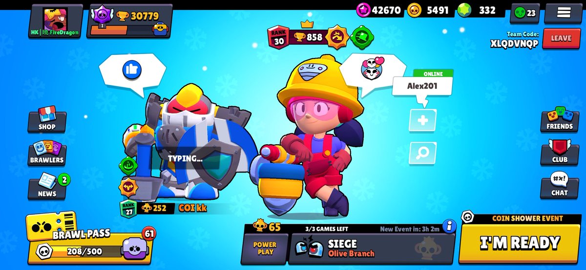 Mi compañero Coi y yo buscamos el tercer miembro para jugar el desafío mensual de Febrero, después jugaremos contra otros equipos para practicar 🐠

-Discord y WhatsApp 🐥
+3k victorias en supervivencia 😈🤑
-Profesional en hacer team 
-xd
RT se agradece 🤭🇭🇰