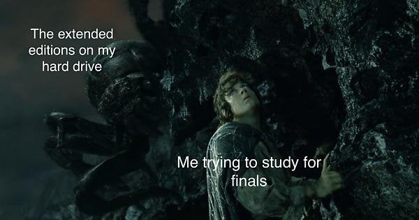 finals memes lord of the rings