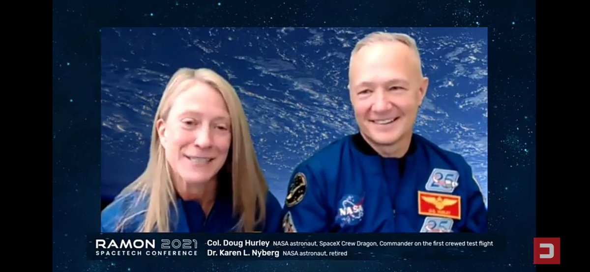 It's great to see an astronaut couple who talks about both their flights and professional life as well as the family side and sacrifices or trade-offs. That is really the *Human* side of human spaceflight 2/