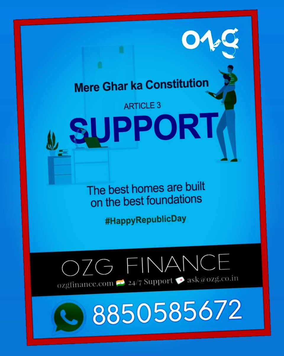Gold_Loan's tweet photo. Mere Ghar Ka #Constitution!
#Love #Care #Support #Security
Ozg Finance 🇮🇳 #happyrepublicday
📲 https://t.co/XmaaNOrXqn
📮 ask@ozgfinance.com
#ozgfinance #homefinance #crowdproperty #crowdinvestment #femaconsultant #loanagainstproperty
📌 Go to: https://t.co/mqot6k94Gr https://t.co/MmXm2vKBWA