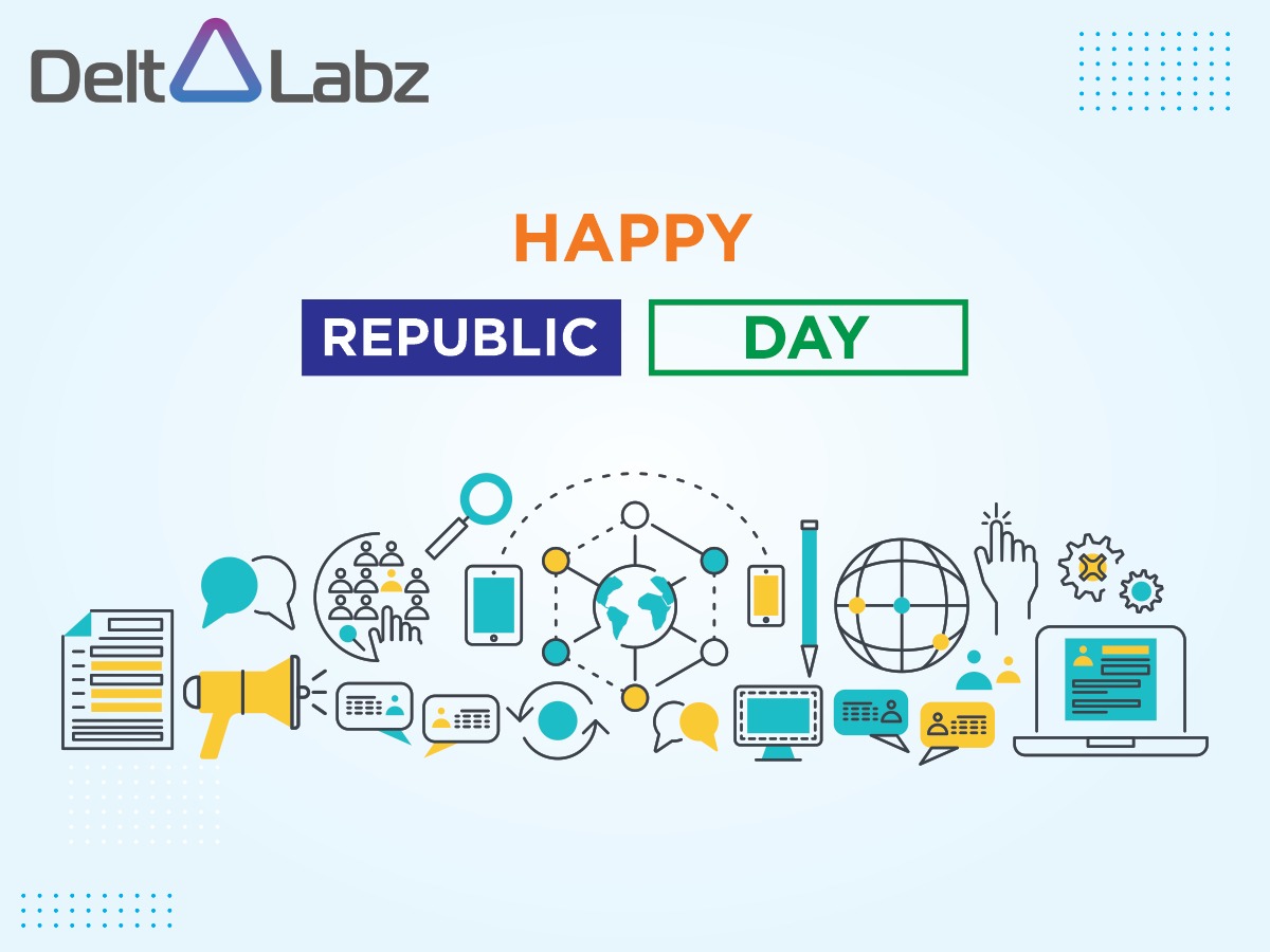 Gizbuzz's tweet photo. May this Republic Day lend each and every heart great spirits and love for the country.
Delta Labz wishes you all a very Happy Republic Day.
#republicdayindia #republicday #DeltaLabz #digitalmarketing #markettrends https://t.co/lMHvLJ6i5n