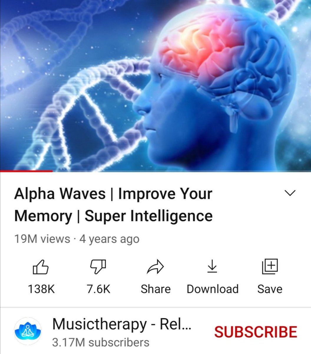 จะรีวิวอันนี้ อ่านหนังสือแล้วไม่ง่วงเลย มันคือดนตรีบำบัด เป็นคลื่น Alpha wave คลื่นสมองช่วงที่เราตื่นตัว ใช้เปิดตอนอ่านหนังสือ ตอนทำงาน ลองมาหลายวันแล้ว เวิร์คจริง มันไม่ได้ตื่นแบบว้าวซู่ซ่า แต่มันไม่ง่วงเลย อ่านหนังสือไปได้เรื่อยๆ เห้ย ดีว่ะ #ไว้รีวิวห้ามขายของโว้ยย #Dek64