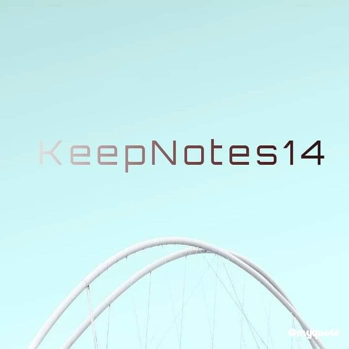 keepnotes1's tweet image. #NewProfilePic
