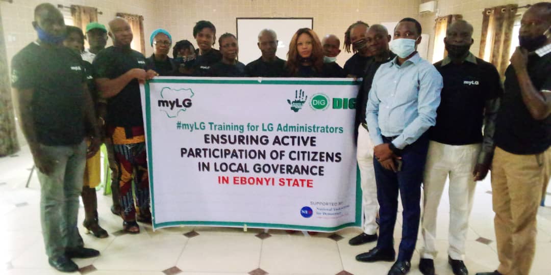 EiENigeria's tweet photo. Yesterday, we engaged Local Government officials from the 13 LGA's in Ebonyi State as part of our #myLG project.
When citizens elect officials, they are delegating responsibility to them as their agents. Thus, they have a duty to be downwardly accountable to citizens.
#myLG https://t.co/l88LMIKv2K