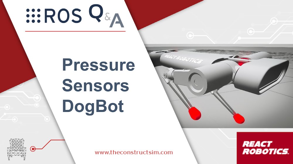 _TheConstruct_'s tweet photo. If you're not sure how to add pressure sensors in #Gazebo Simulation
check out this vide that shows how to do it using the #DogBot #robot, and 
how to convert #XACRO into SDF 👇 
https://t.co/xNexobP9z5
#GoROS #LearnROS #ROSdeveloper #robotics https://t.co/cfRfMFJv8l