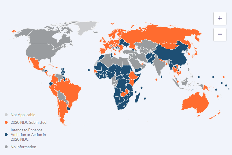 71 countries have now submitted new or updated national climate commitments (NDCs) to the Paris Agreement.But how does the COVID-19 pandemic feature in these climate plans?A thread 