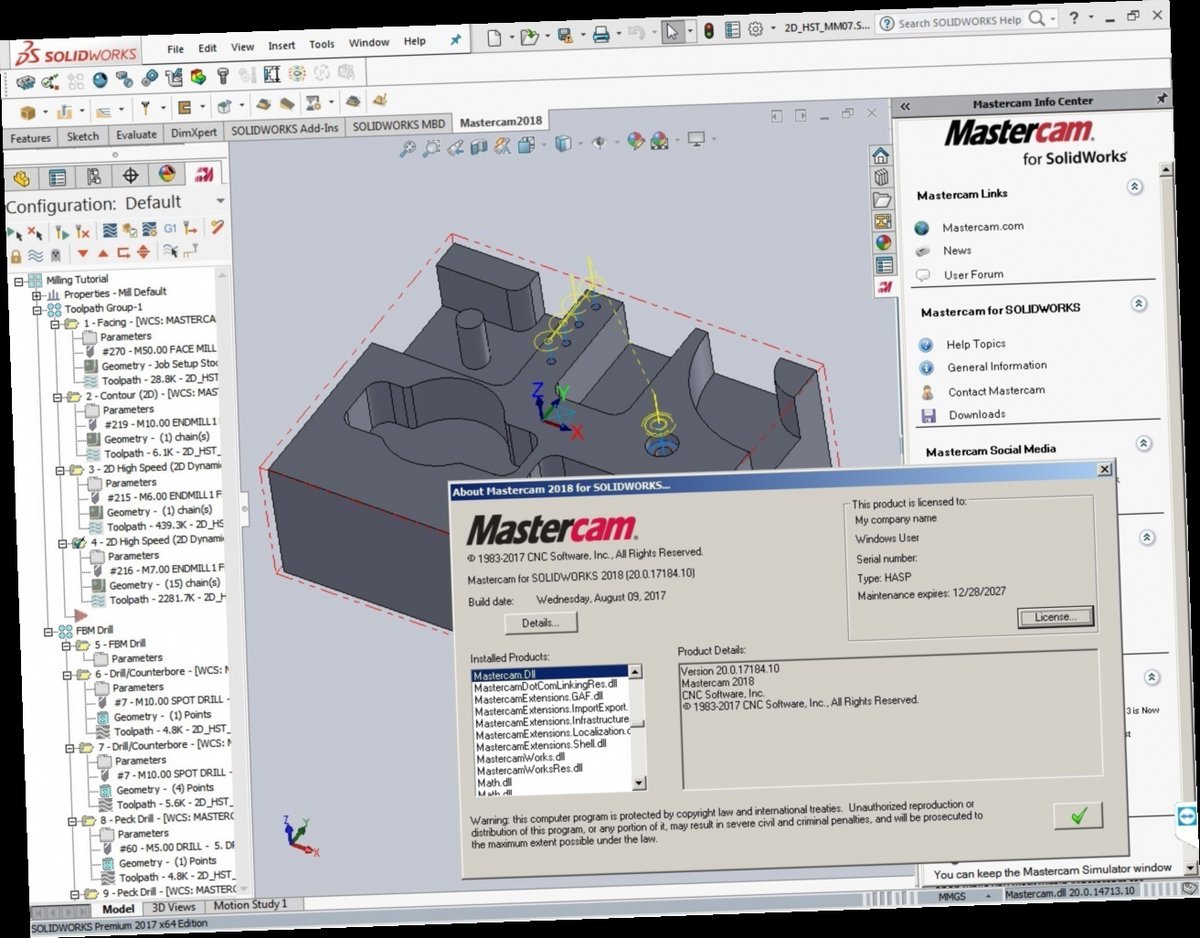 mastercam 2018 sample files download / Twitter