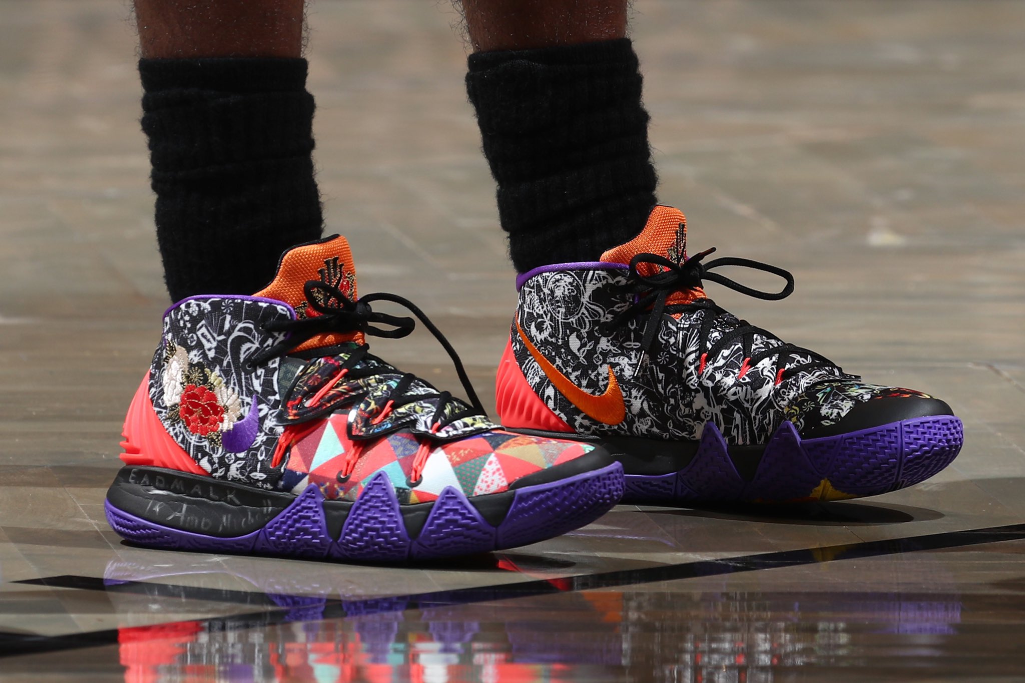 B R Kicks on X KyrieIrving wearing the Nike Kyrie S2 Hybrid Chinese New Year https t HCslPschIM X