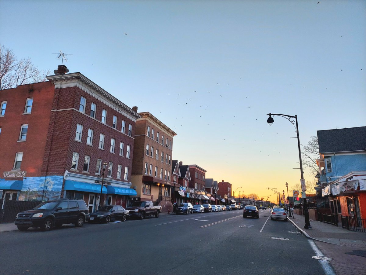 Park Street and New Park Avenue were the neighborhood's commercial corridors. This Park Street looking west. You can get a lot of good Portuguese food here today. It's not like the food in Newark's Ironbound neighborhood, but it's decent.