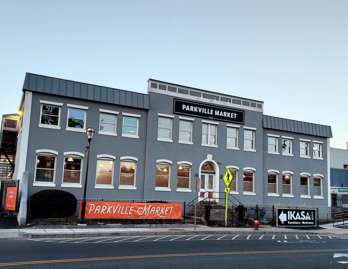 That legacy is carried on to this day. This is Parkville Market, the food hall which just opened here.