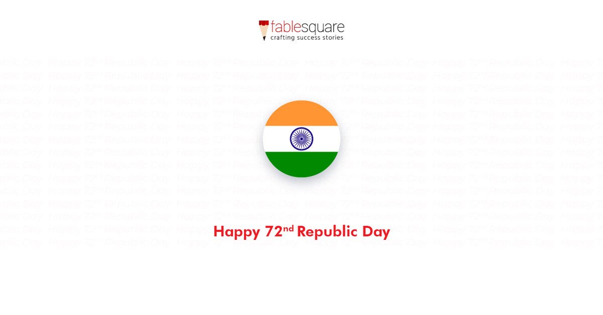 fablesquare's tweet photo. Happy Republic Day, from FableSquare :)

#RepublicDay #india https://t.co/J6Oie0P8KX