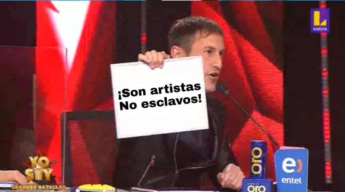FanEmpedernida's tweet photo. 🔥 APOYO A LOS ARTISTAS DE YO SOY 🔥
Sí bien es cierto que #YoSoy es una vitrina para dar a conocer su talento, tambien es justo que mínimo les paguen y más aún a los que se quedan como consagrados.
Háganse una! 
@YoSoy_Peru
@RayoEnLaBotella

#YoSoyGrandesBatallas https://t.co/A4R0uF7baY