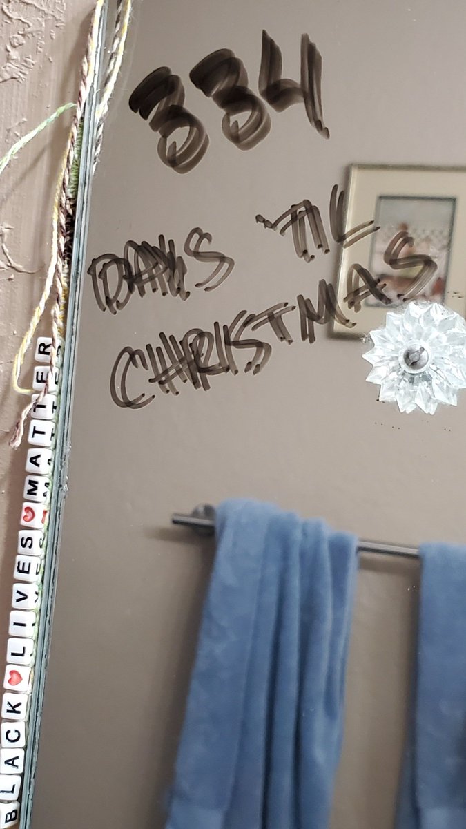 Because my daughter is me, and I am her. Countdown on her mirror is my job