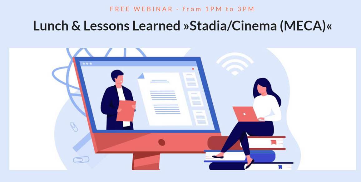 darlacoustic's tweet photo. Cinema Design &amp; Build lessons learned webinar. Monday 1st February 1pm (UAE).

Specialist consultants discuss past, present and potential future lessons of Cinema design and development in the Middle East.

https://t.co/2Ozg5RD933 https://t.co/1vOlkb1Qiu