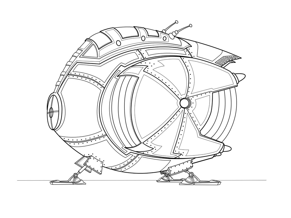SEANFX's tweet image. #Doodling #cutaways #spaceship interiors. It’s a bit messy right now but I’m having fun! Don’t know if anyone would ever want to use these as #coloring pages. Guess I’ll find out. #workinprogress #affinitydesigner #vectorart