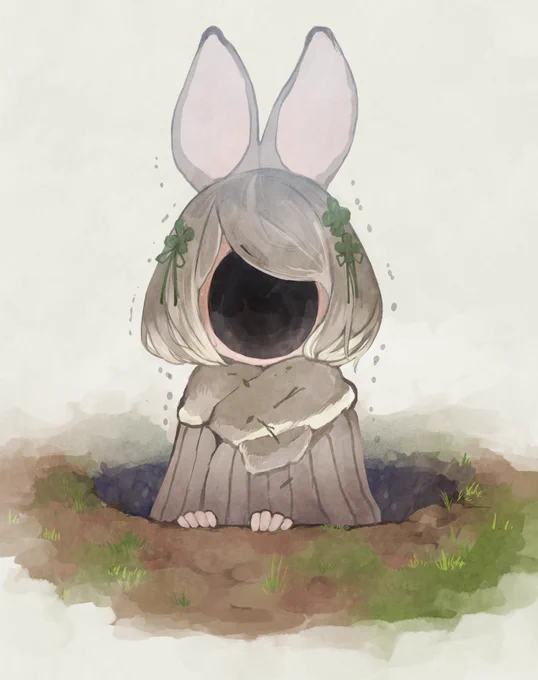 ?️アナウサギ? 