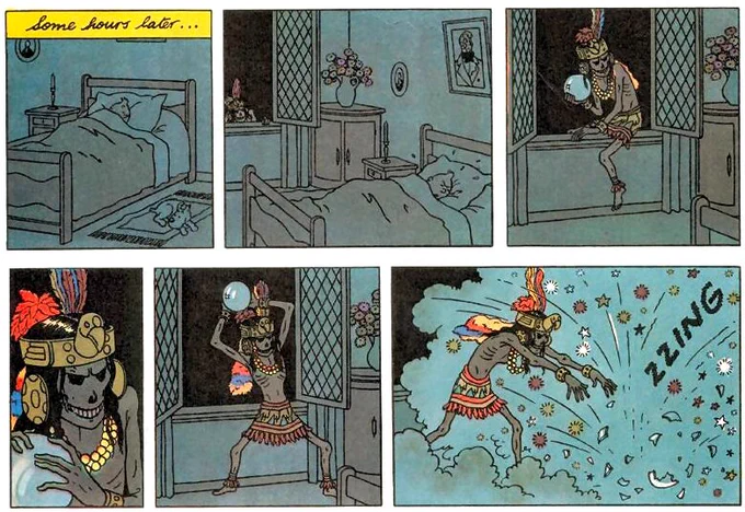 What's a comic book moment that lives in your head rent free? 

Here's mine: ( childhood nightmares courtesy of Tintin ) https://t.co/Tuswvecs5R 