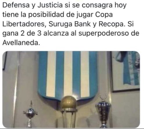 diabloenmascarado (@diablomascarado) on Twitter photo 🚨🆘ATENCION.!! Dos potencias del futbol internacional comienza la disputa por ver quien es el verdadero Rey de Copas 🤴🏼🏆 #ReyDeCopas <a href="/RacingClub/">Racing Club</a> <a href="/ClubDefensayJus/">Defensa y Justicia</a> 🚨🆘ATENCION.!! Dos potencias del futbol internacional comienza la disputa por ver quien es el verdadero Rey de Copas 🤴🏼🏆 #ReyDeCopas <a href="/RacingClub/">Racing Club</a> <a href="/ClubDefensayJus/">Defensa y Justicia</a>