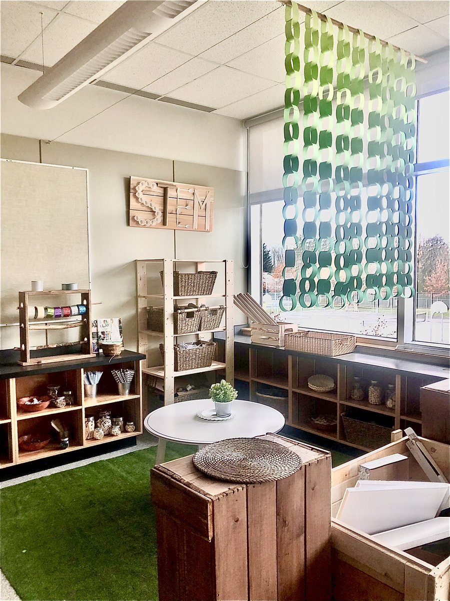 Little teaser photo from the STEM corner of Yarrow’s new Art Studio space!  More pictures to come!  So grateful to everyone working so hard to help this magical space come together.  #sd33learns