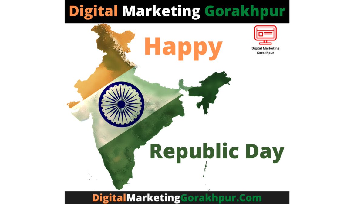 digitalmgkp's tweet photo. 🇮🇳Happy Republic Day🙏
Digital Marketing Gorakhpur 📱
@Digital Marketing Services in  Gorakhpur🎯 Agency
🌐 Seo Agency in Gorakhpur
#1 Website Design Service in Gorakhpur
#HappyRepublicDay2021
#HappyRepublicDay #26JanuaryRepublicDay #gorakhpur #DigitalMarketingGorakhpur https://t.co/YdhZnyMNZL
