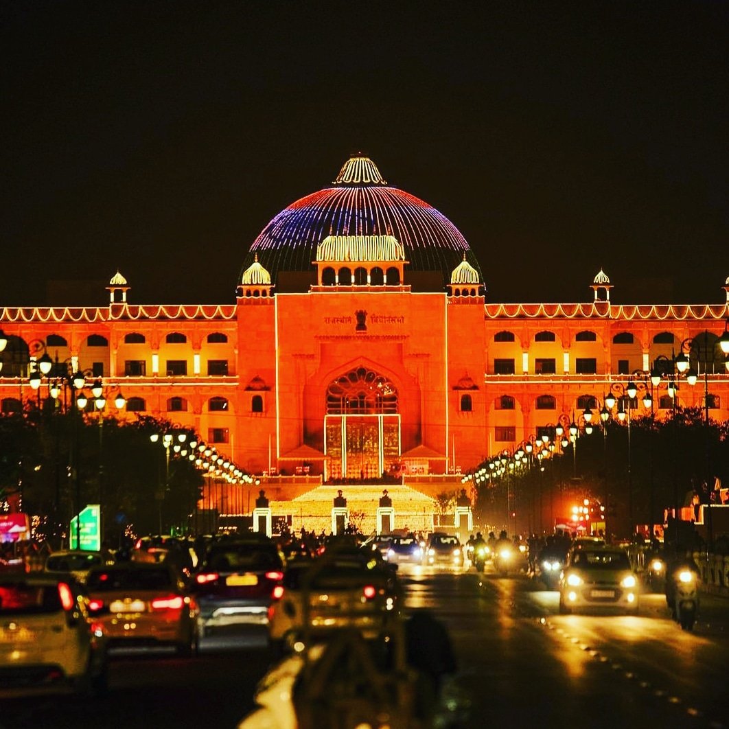 Happy 72nd Republic Day to all!!🇮🇳
Vidhansabha beautifully decorated at the eve of Republic Day👌
Jai Hind!!

PC: @beautifuljaipur

#RepublicDayIndia #vidhansabha  #beautifulIndia #RepublicDay #janpath #beautifuljaipur #JaiHind #72RepublicDay  #onemindstand #jaipurphotography