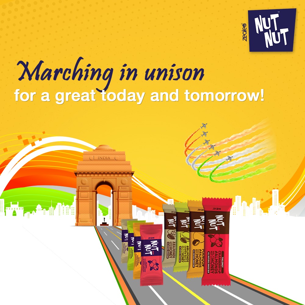 NutNut_in's tweet photo. For a great today, tomorrow and forever, unity and strength are paramount. Celebrate the greatness of India, its constitution and uniqueness in every sense every Republic day.

#NutNut #HappyRepublicDay2021 #HappyRepublicDay https://t.co/tDtGkFaNk2